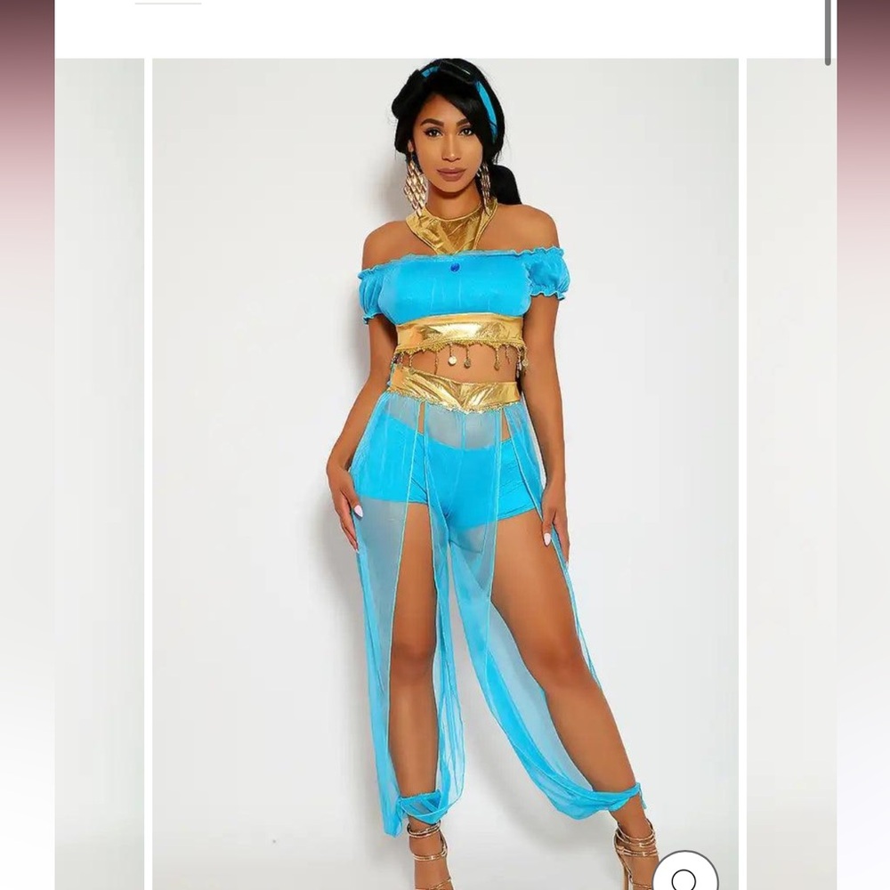 princess jasmine halloween costume, brand new, size small